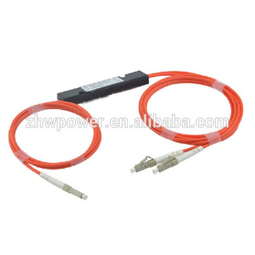 1X2 FTTH Mini tube splitter optical splitter,multimode optical splitter,plc splitter